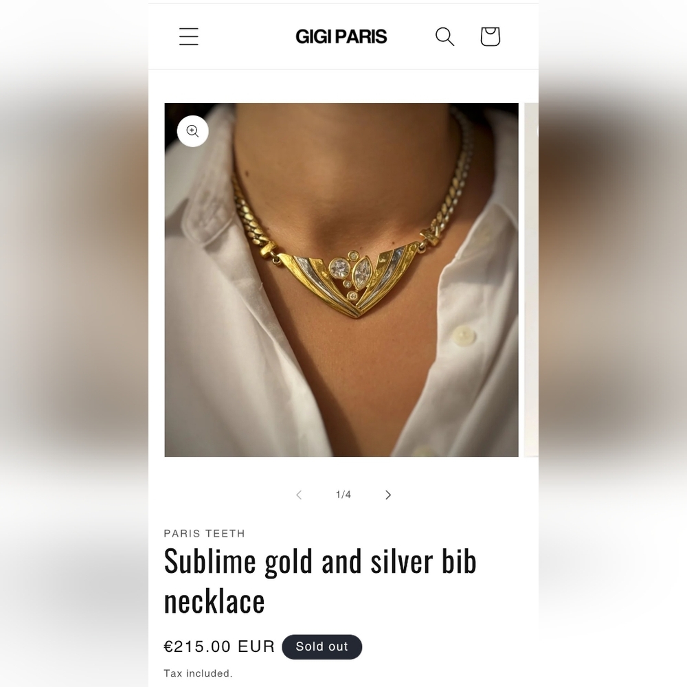 RARE! Sodini Bib Necklace. Sodini. Made In Italy. Designer Necklace. - Picture 4 of 9